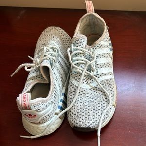 Adidas girls blue sneakers. Used condition. Size 3